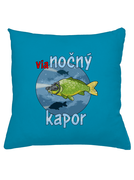 Vianočný kapor vankúš Blue Turquoise