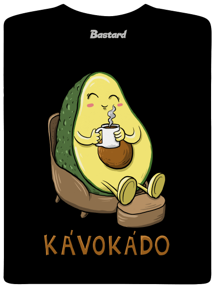 Kávokádo pánske tričko Black