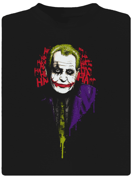Zeman Joker pánske športové tričko Black