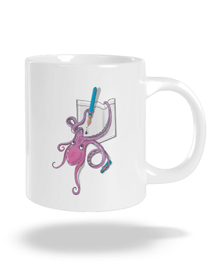 Jednoducho miluje atrament veľký hrnček White