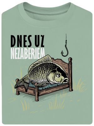 Dnes už nezaberiem unisex tričko oversized Sage