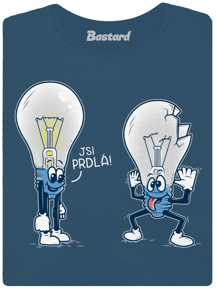 Prdlá dámske tričko prémium Petrol Blue