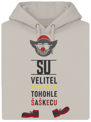 Velitel šaškecu unisex mikina premium Pastel Macchiato