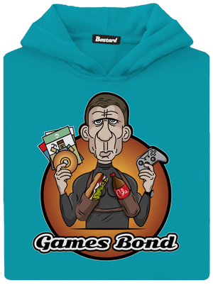 Games Bond detská mikina klokanka Hawaiian Blue