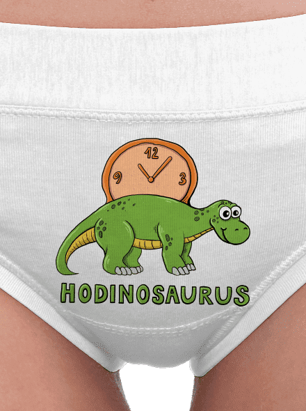Hodinosaurus dámske nohavičky White