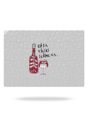 Vianoce vo víne puzzle White