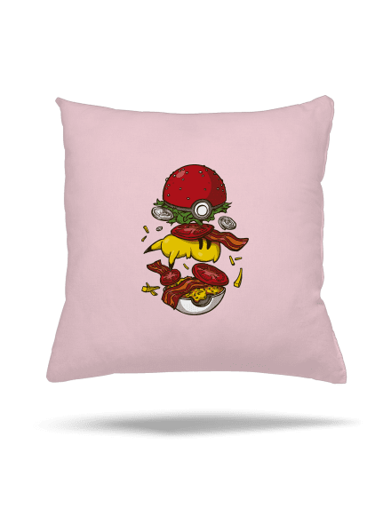 Pokémon burger vankúš Light Pink