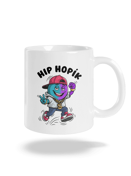 Hip Hopík klasický hrnček White