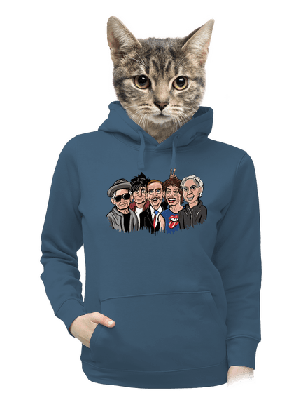 Havel a Stouni dámska mikina klokanka Denim