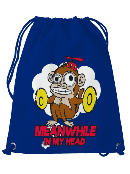 Monkey in my head vak Royal Blue Mal