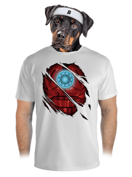 Ironman pánske športové tričko White