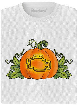 Strašidelný Halloween dámske športové tričko White