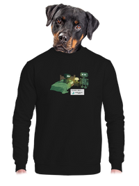 unisex mikina bez kapucne