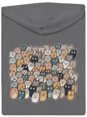 Nájdi čerta dámska mikina na zips Steel Gray