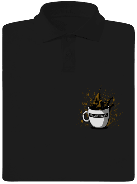 Hackpresso  pánska polokošeľa Black