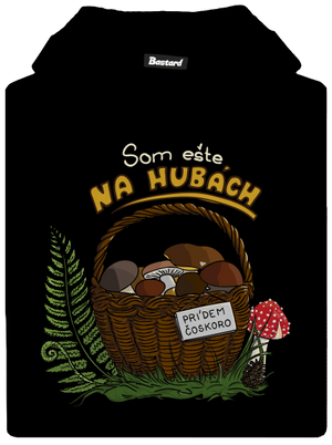 Na hubách detská mikina klokanka Black