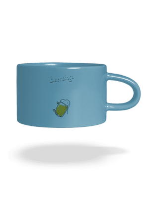 Beercing hrnček makronka Blue Macaron