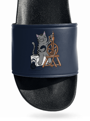 Mačka pradie šľapky Navy