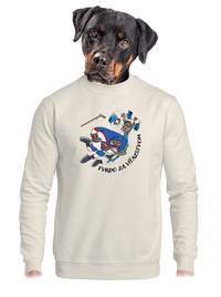 unisex mikina bez kapucne