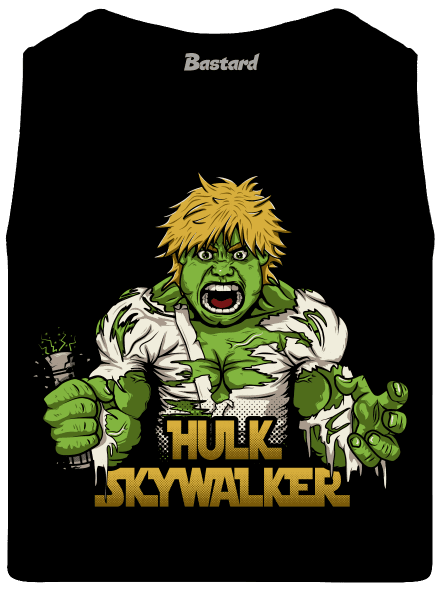 Hulk Skywalker pánske tielko Black