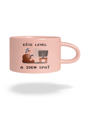 Ešte level hrnček makronka Pink Macaron