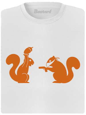 Veveričky dámske športové tričko White