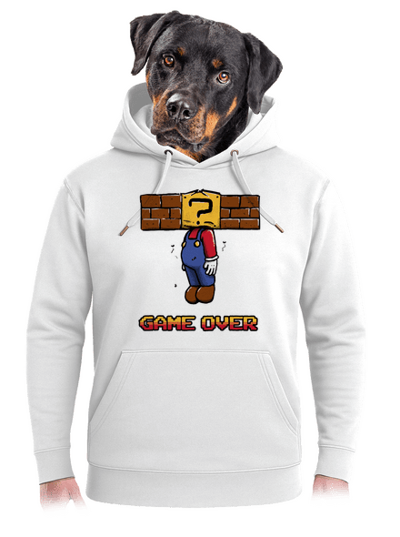 Game Over unisex mikina premium Snowwhite
