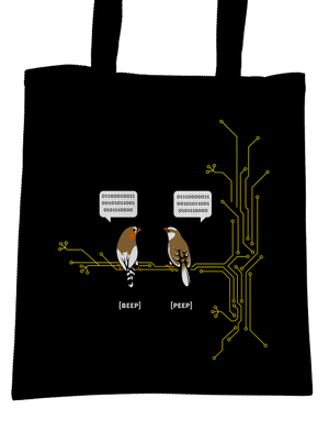 Beep and Peep taška Black