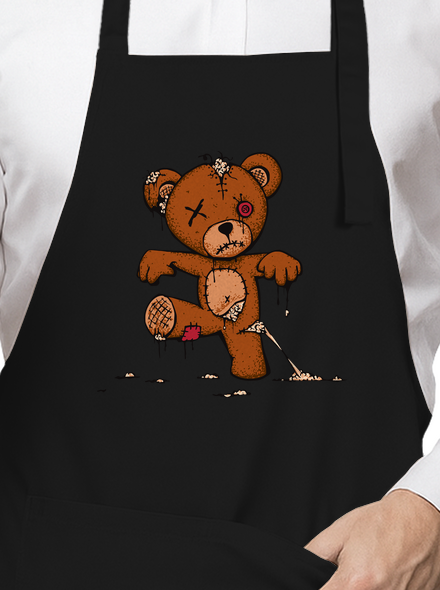 Zombie teddy zástera Black