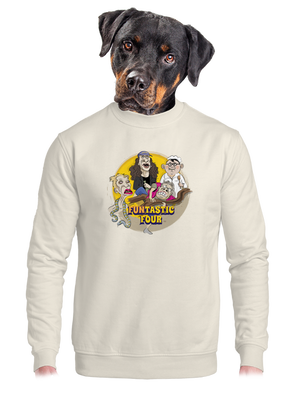 unisex mikina bez kapucne