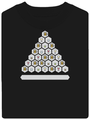 Obrázkový alko kvíz a fix unisex mikina bez kapucne Black