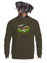 unisex mikina bez kapucne