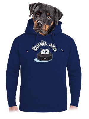 Čumím ako puk unisex mikina premium Navy