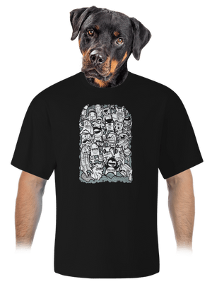 unisex tričko oversized