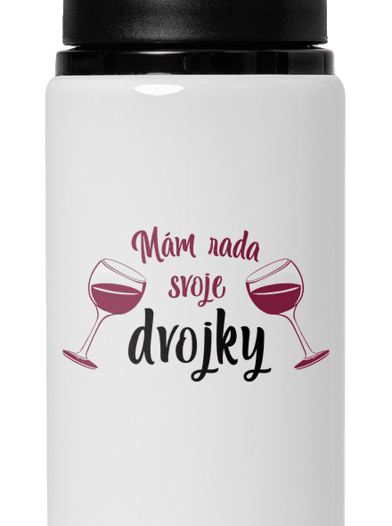 Dvojky flaša na vodu White