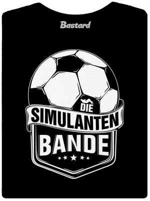 Simulanten bande dámske tričko s lemom Black