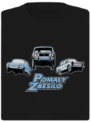 Pomaly a zbesilo dámske športové tričko Black