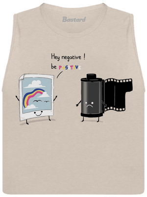 Be positive dámske tielko voľné Heather Peach