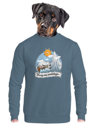 unisex mikina bez kapucne