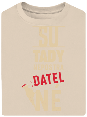 Nepostradatelné unisex tričko oversized Almond