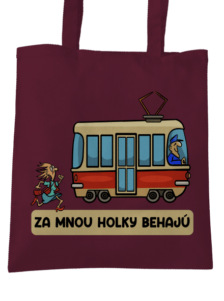 Za mnou baby behajú taška Burgundy