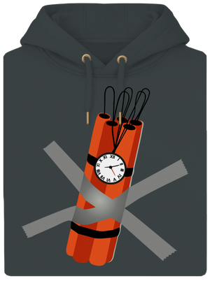 Dynamit unisex mikina premium Charcoal