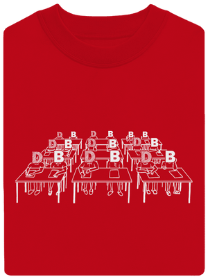 Cimrman: Debil, blbeček unisex mikina bez kapucne Red