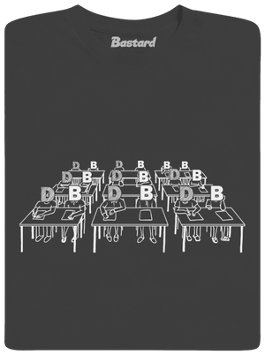 Cimrman: Debil, blbeček pánske dlhý rukáv Dark Grey