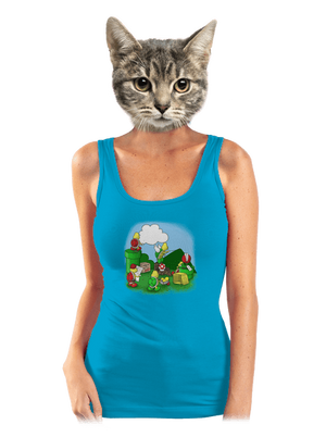 Ako sa stavia nový level? dámske tielko klasické Blue Atol