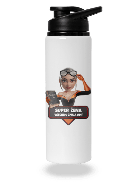 Super mama flaša na vodu White