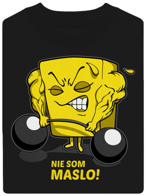 Nie som maslo unisex mikina bez kapucne Black