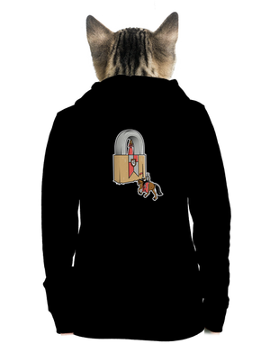 dámska mikina na zips