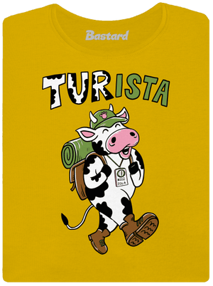 Tur na cestách dámske tričko Yellow