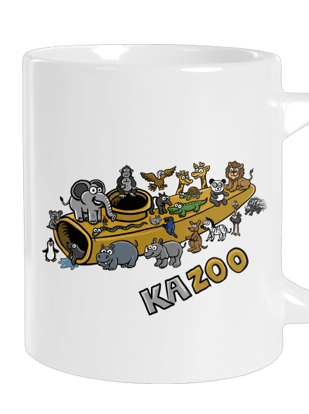 KaZoo veľký hrnček White